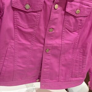 Talbots Pink Jean Jacket